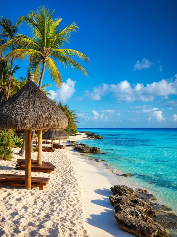 Costa caribeña de Cozumel, México